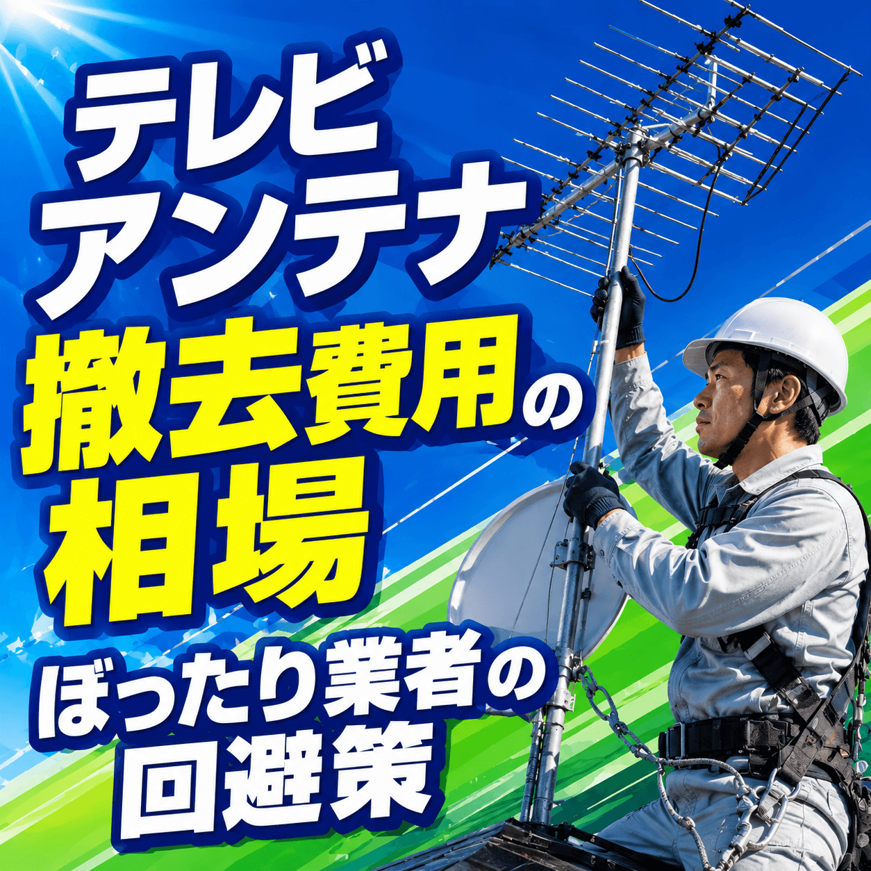 テレビアンテナ 撤去費用