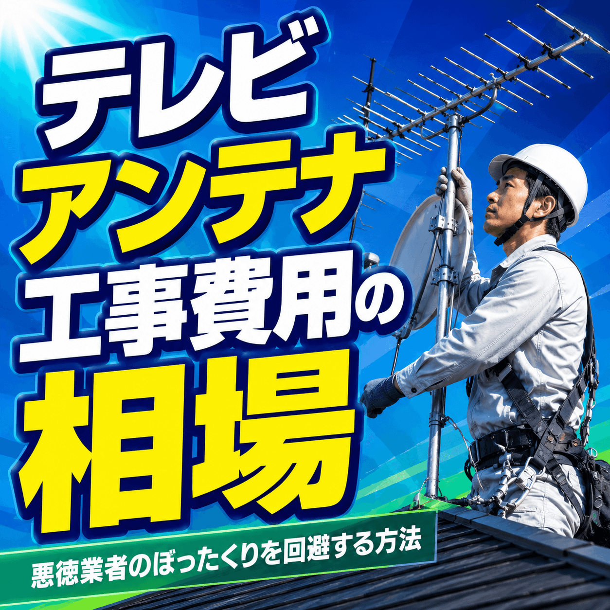 テレビアンテナ工事費用